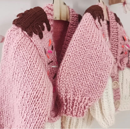 Cupcake Cardigan 0-6m 