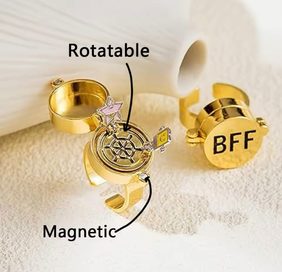 BFF Spinner Gold Ring