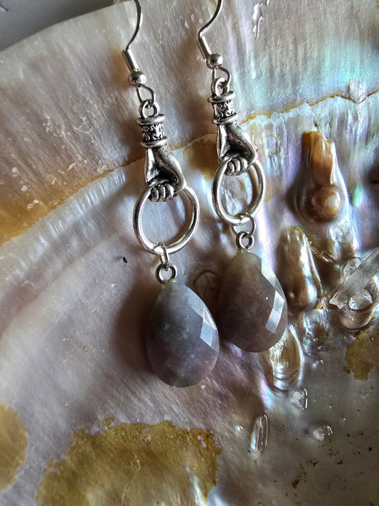 Ocean jasper earrings 