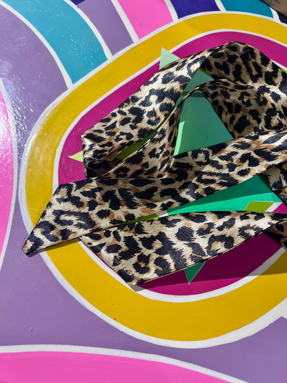 Skinny Leopard Scarf