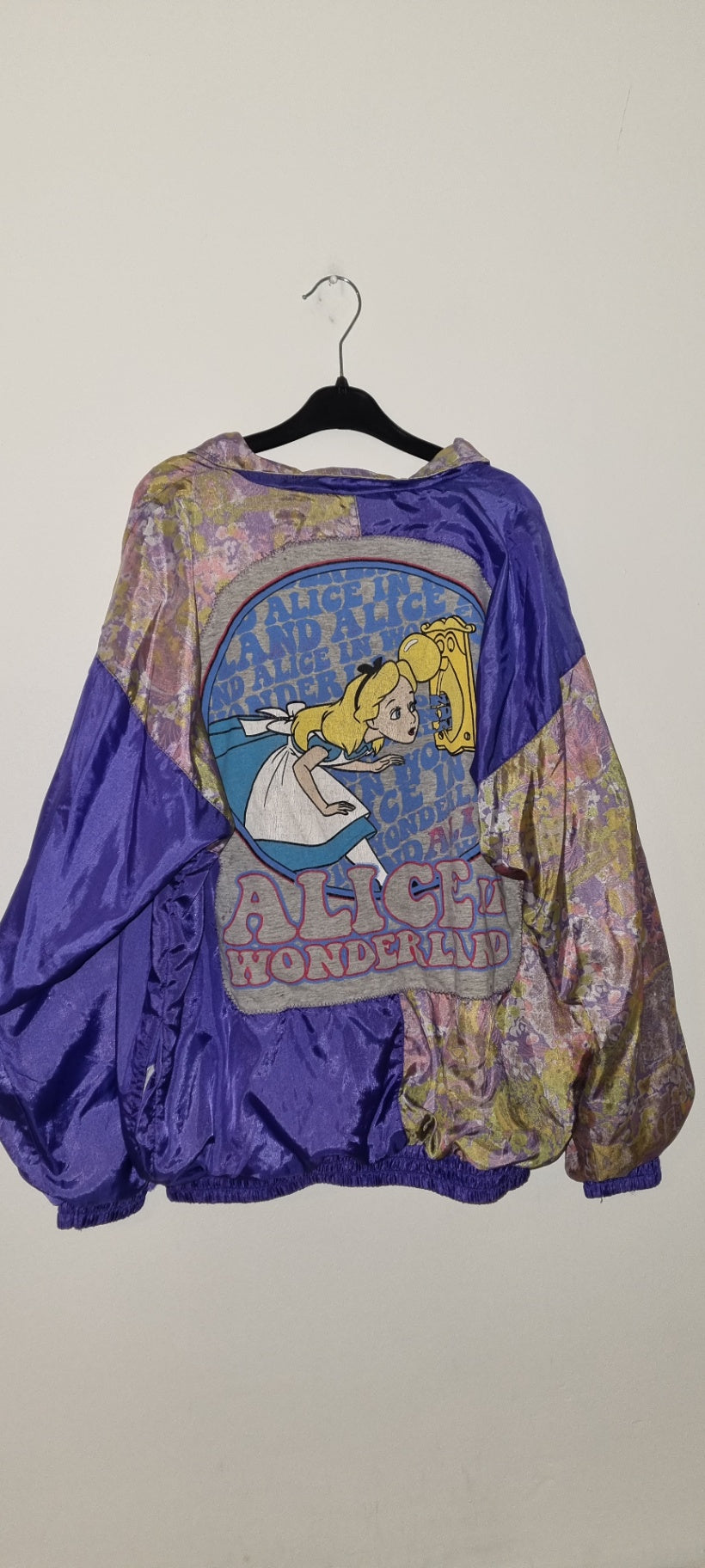 Alice in Wonderland floral windbreaker 