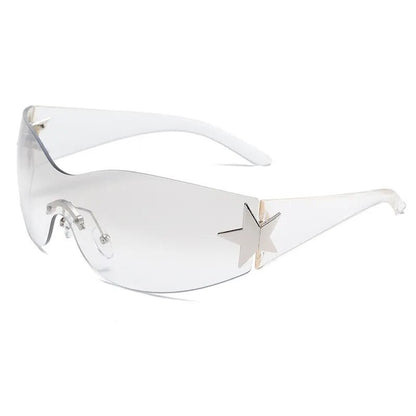 Y2K Clear Star Sunnies