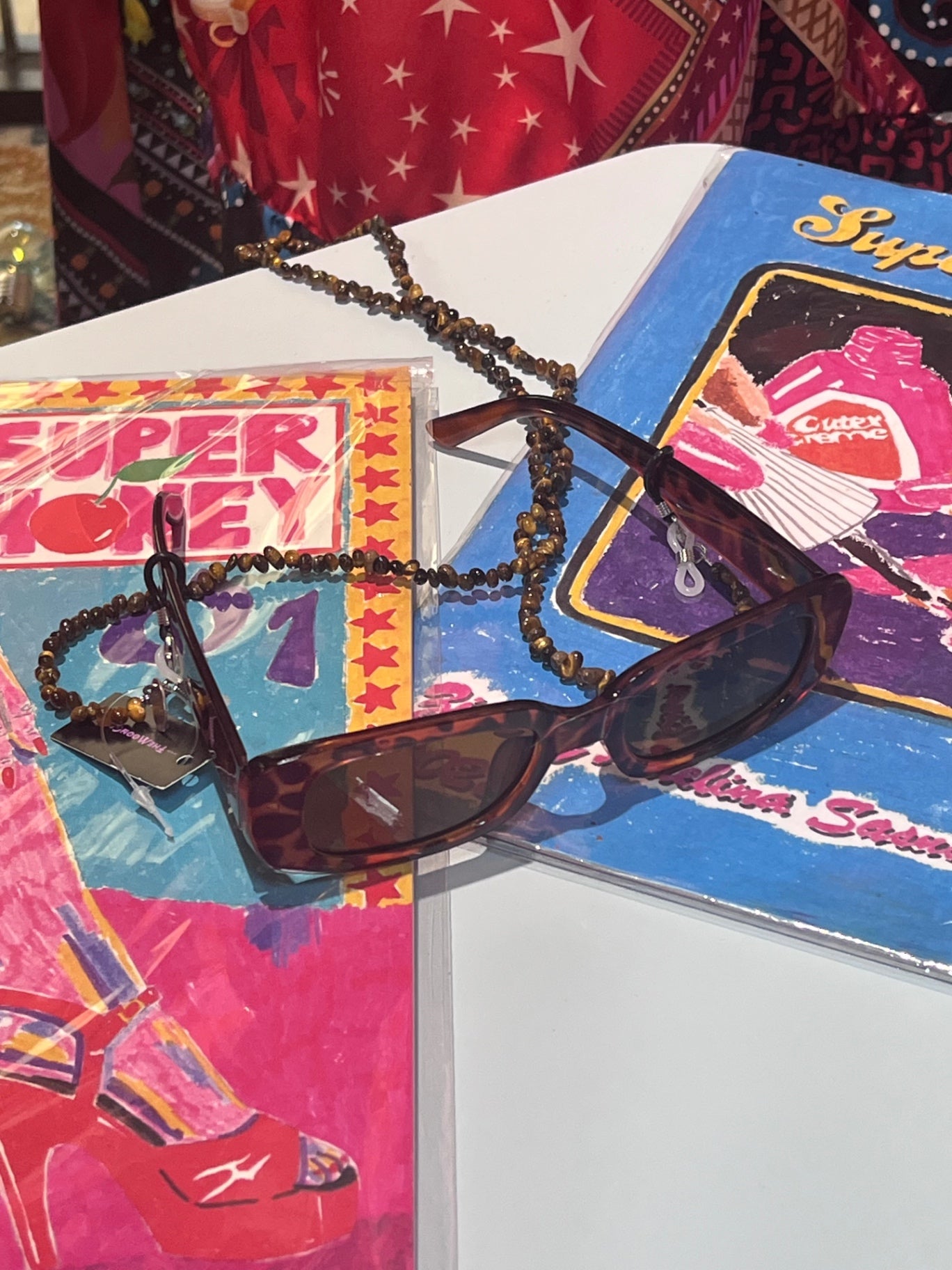 Tigers Eye Sunglasses Chain