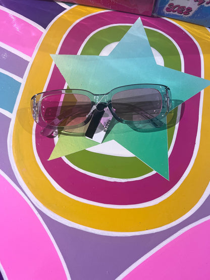 90s Oblong Sunnies Grey
