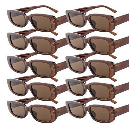 90s Oblong Sunnies Tan
