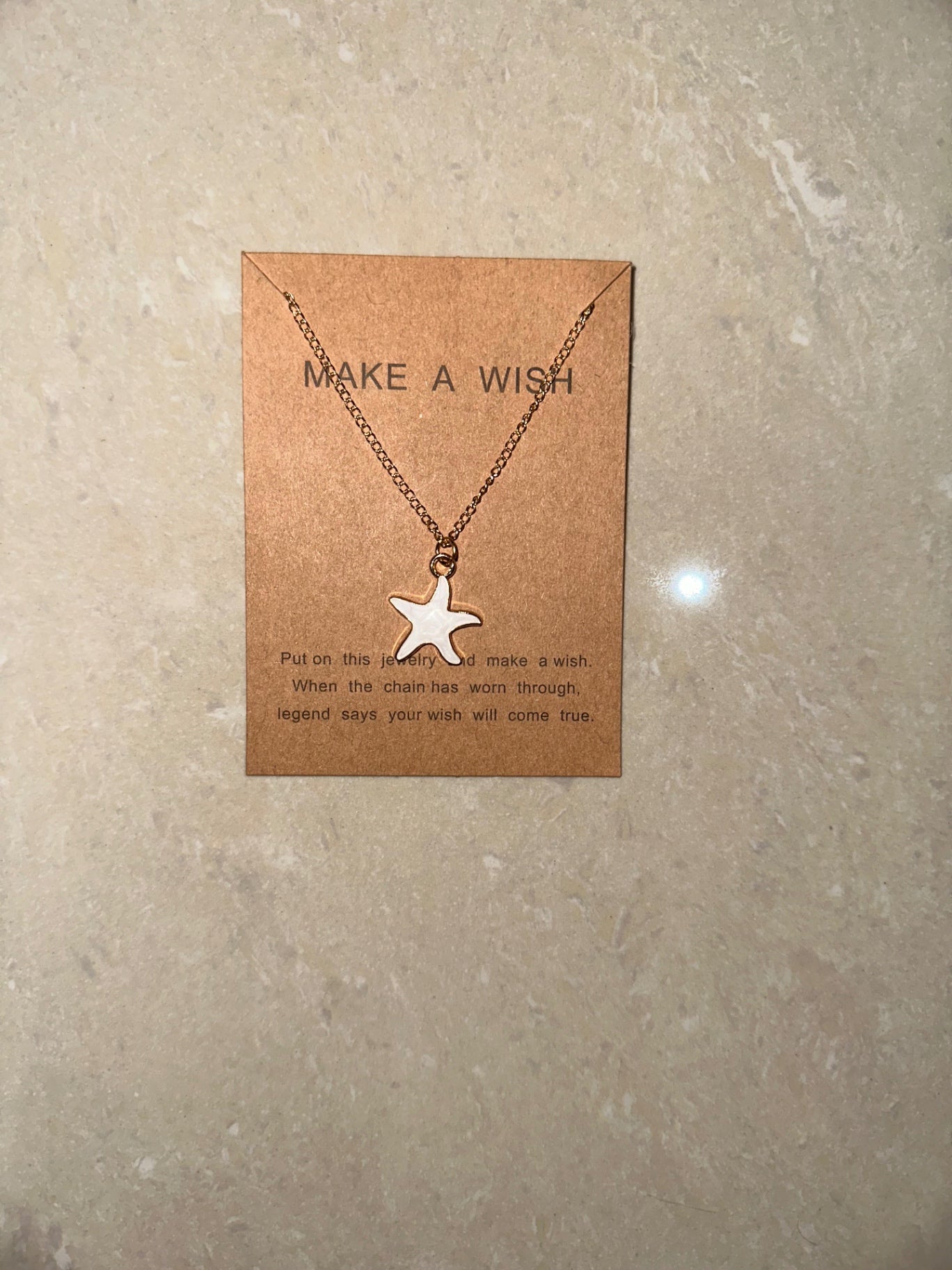 White star fish 