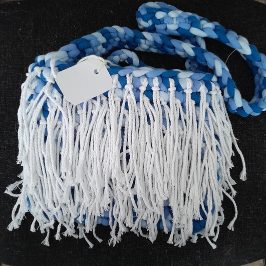 Handmade T-Shirt Yarn Blue