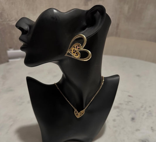 Cheetah heart set 