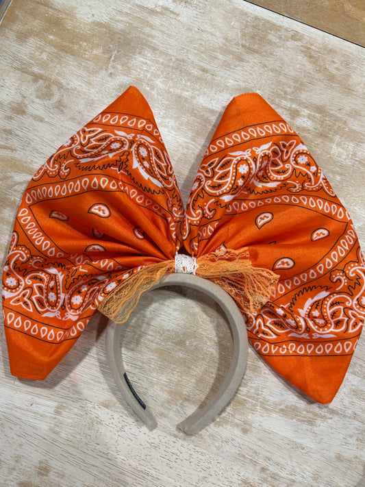 Bandana Bow Headband