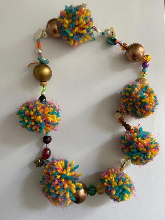 Pom Pom Necklace 13