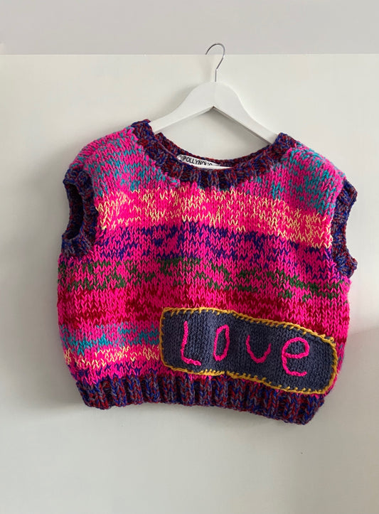 Multi Coloured Love Tank Top