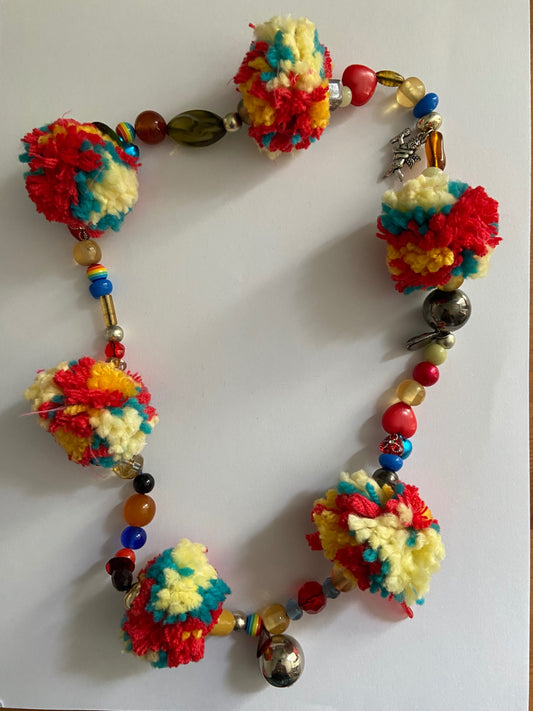 Pom Pom Necklace 14