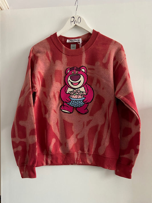 Red Beach Dyed Teddy SweatShirt