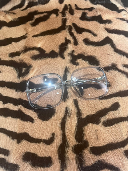 Anti Blue Light Glasses 90s Grey