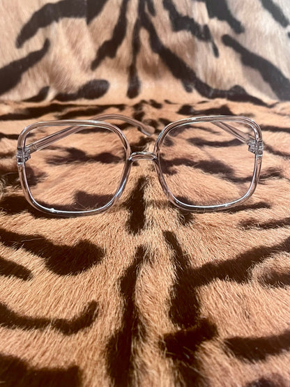 Anti Blue Light Glasses 90s Grey