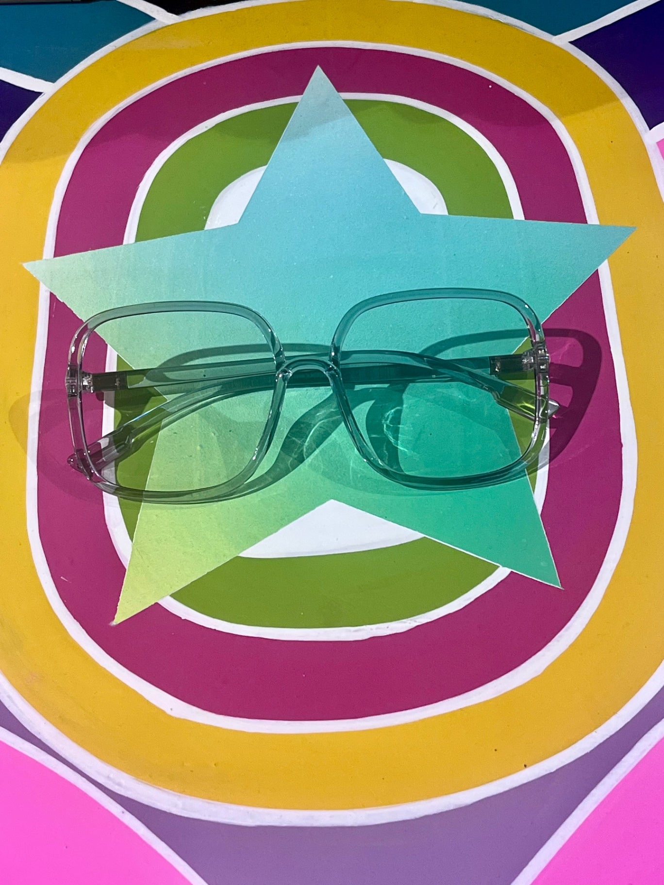 Anti Blue Light Glasses 90s Grey