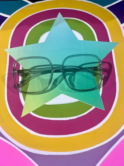 Anti Blue Light Glasses 90s Grey