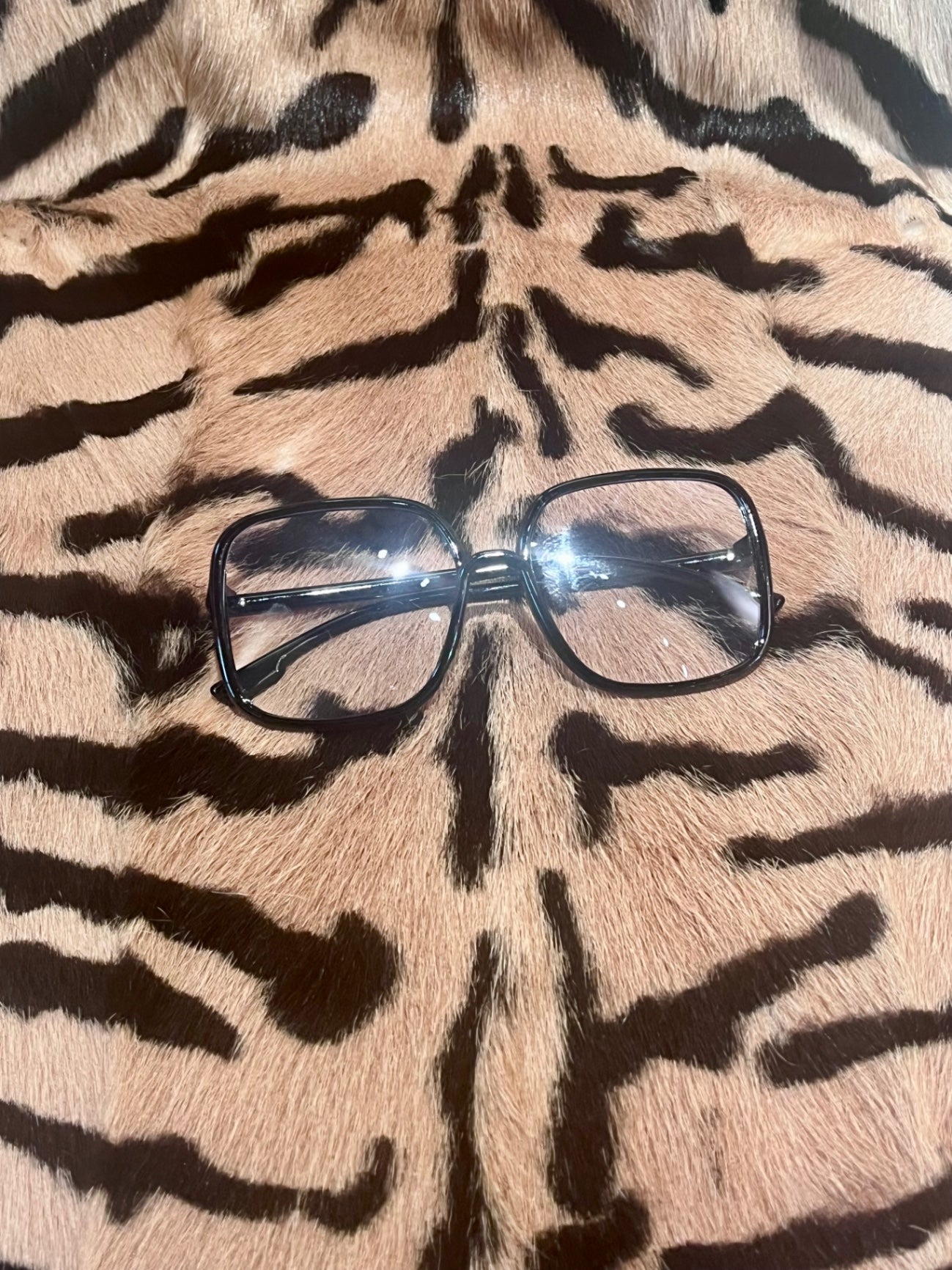 Anti Blue Light Glasses 60s Black
