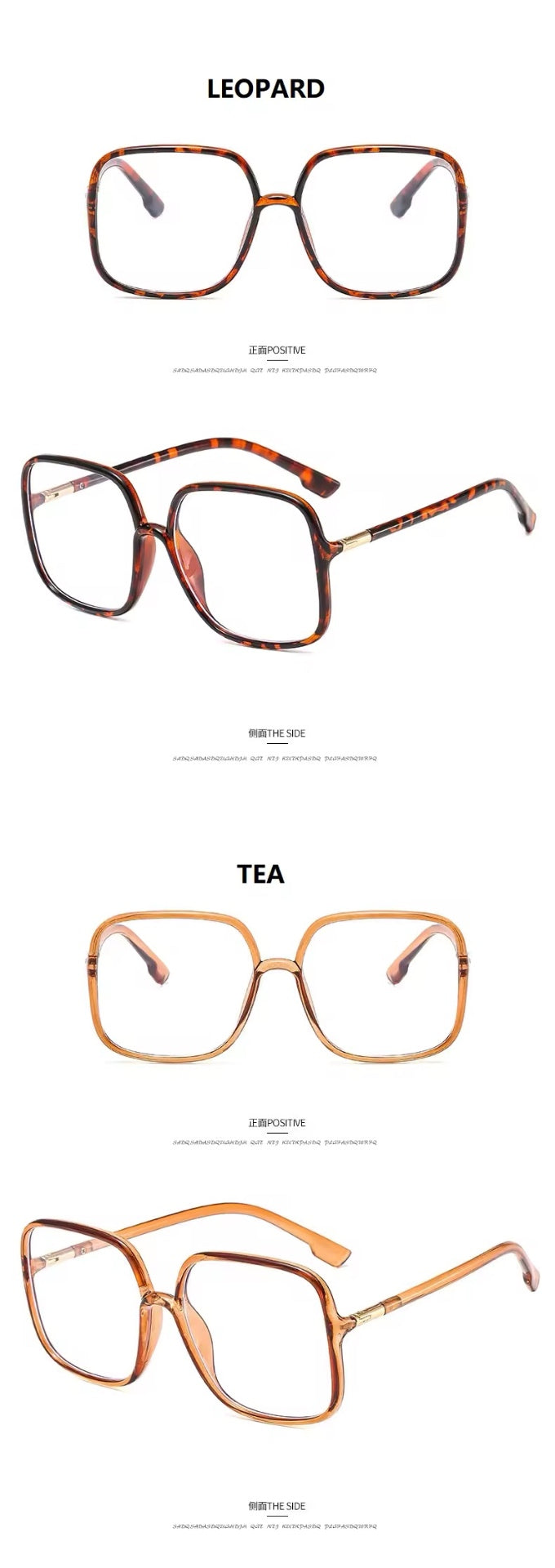 Anti Blue Light Glasses 90s Tan
