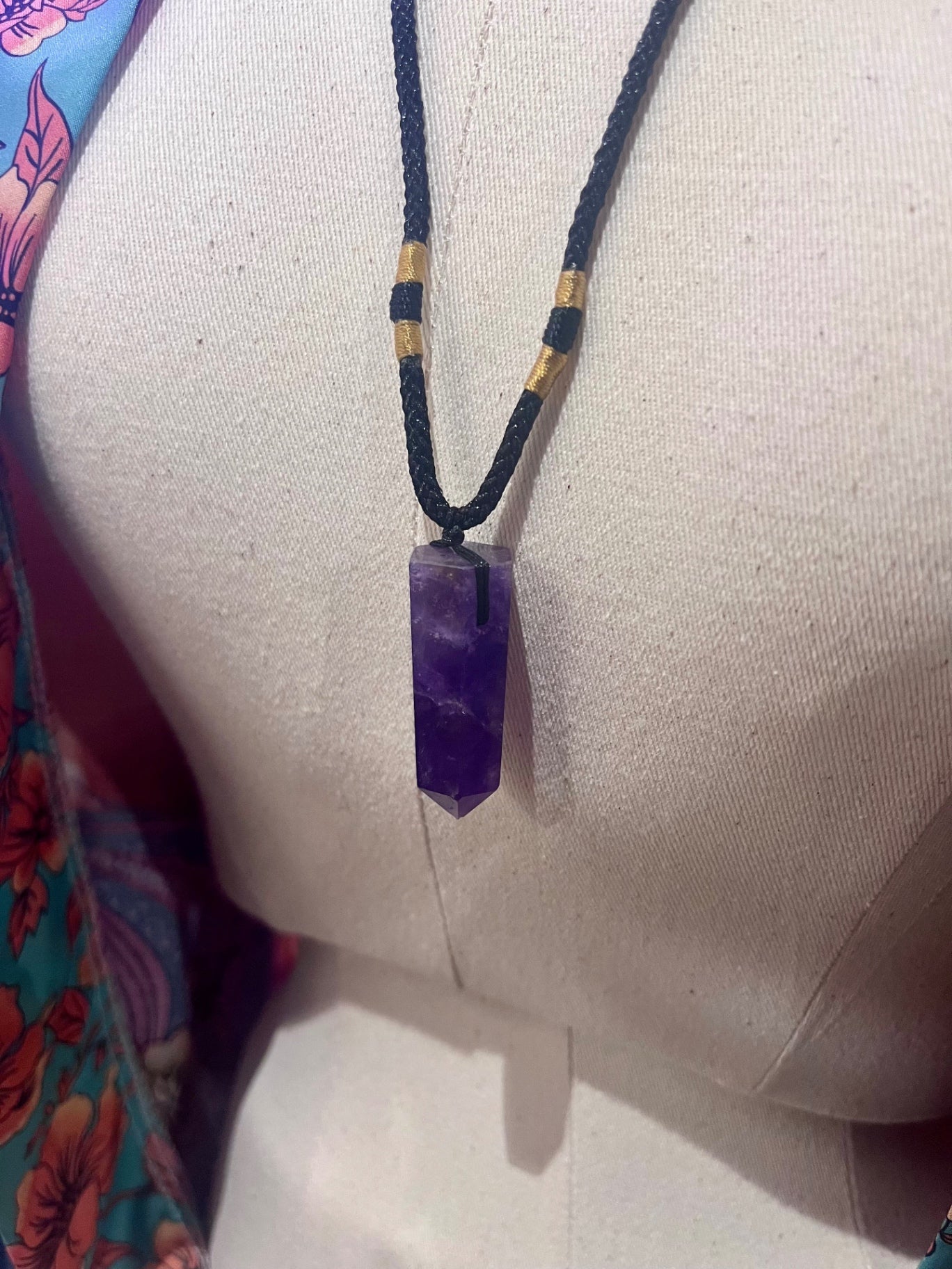Amethyst Point Adjustable Ripe Necklace