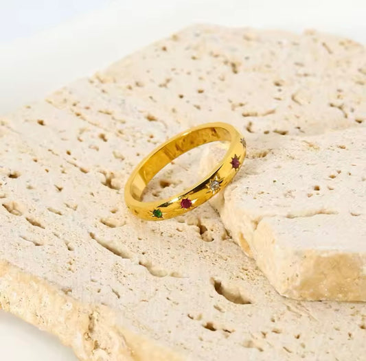 18k gold rings