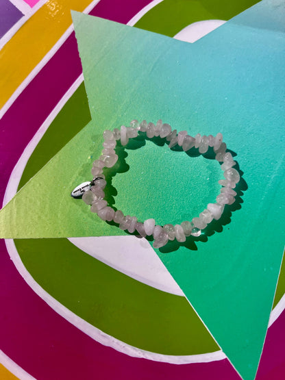 Rose Quartz Bracelet Silver