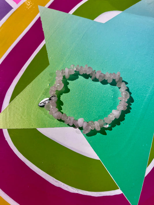 Rose Quartz Bracelet Silver