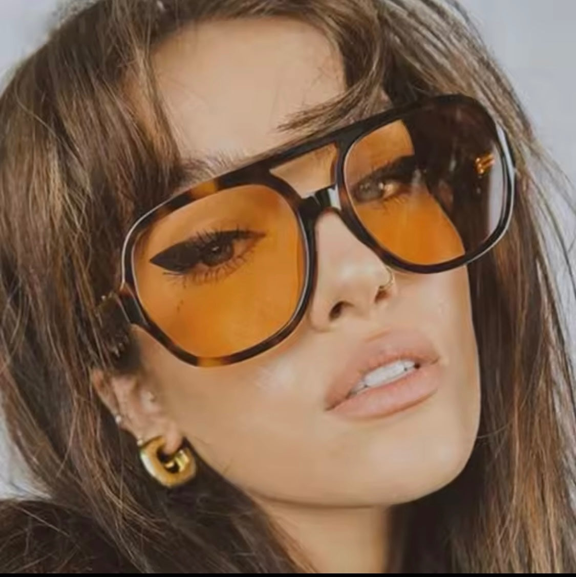 Mirage Aviator Sunnies Leopard Tea