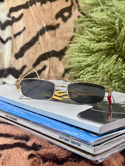 Buffy Chilli Charm Gold Sunnies