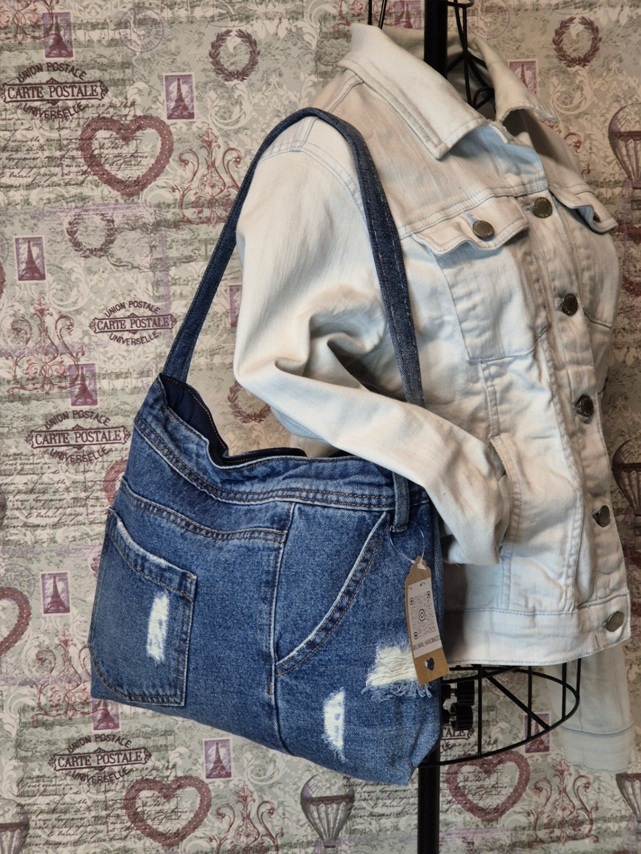 Jacket tote bag 