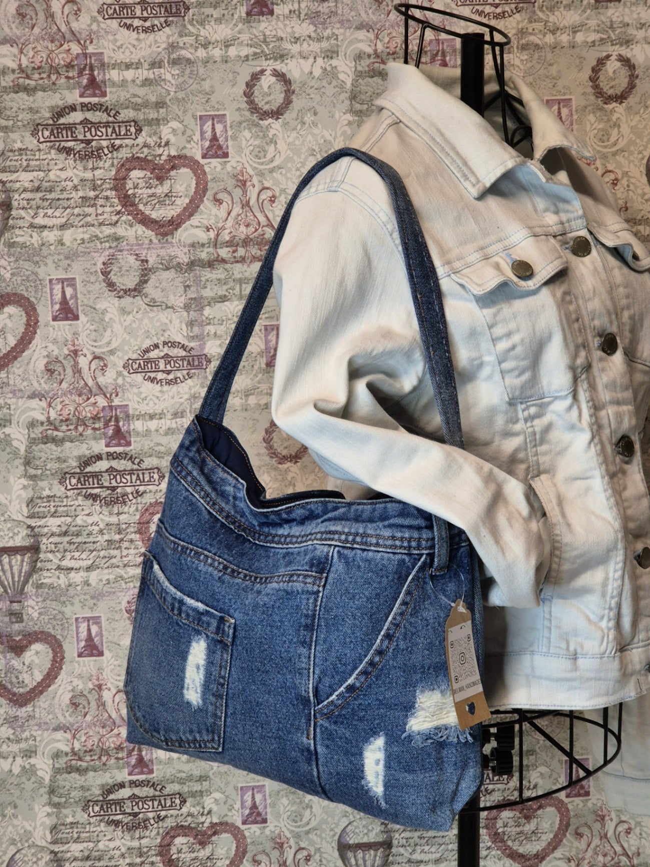 Jacket tote bag 