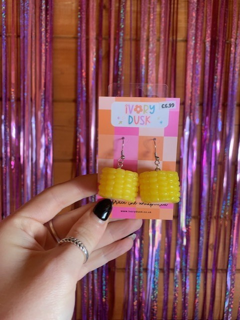 corn on the cob earrings