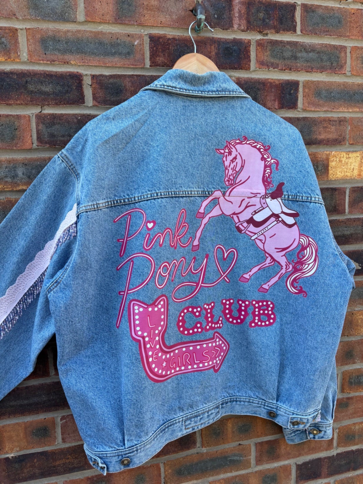 Pink Pony Club Embellished Vintage Jacket 