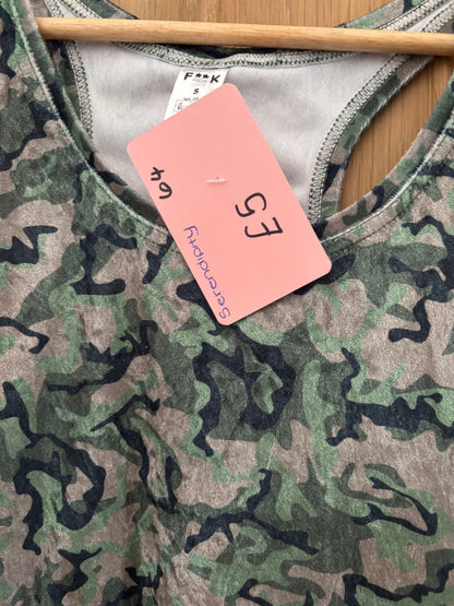 Camouflage cami top