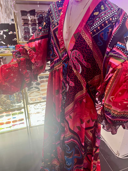 Starry Night Button Up Dress