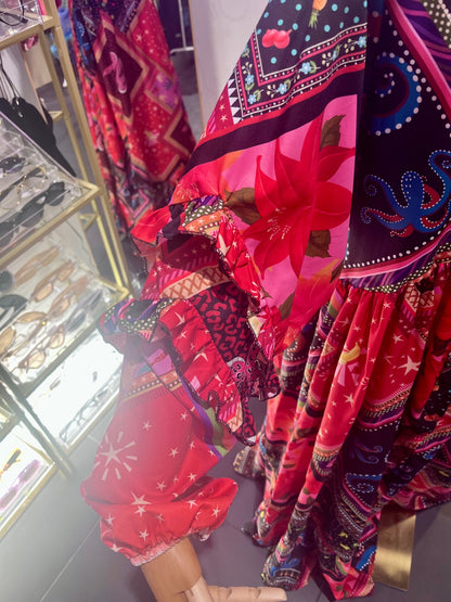 Starry Night Button Up Dress