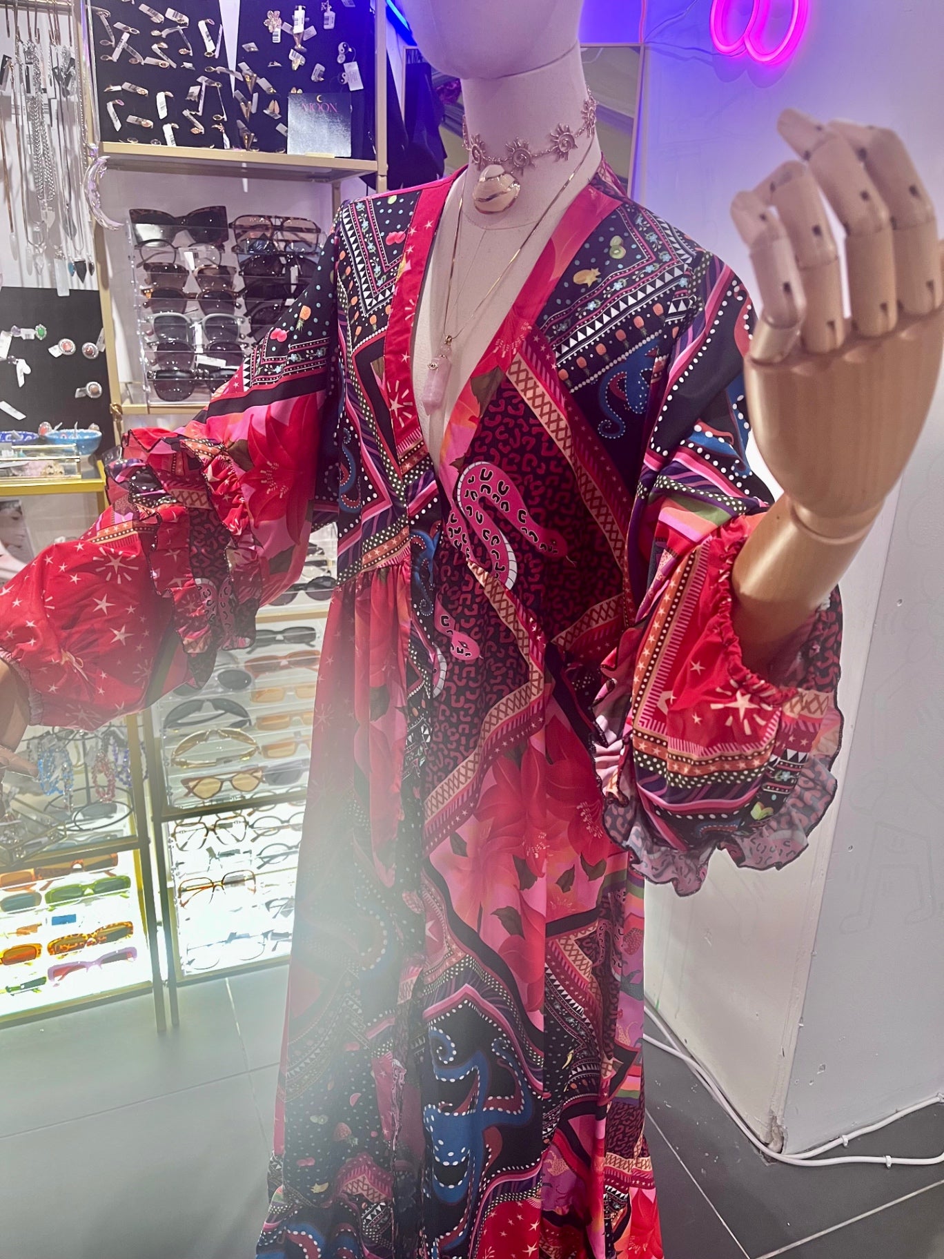 Starry Night Button Up Dress