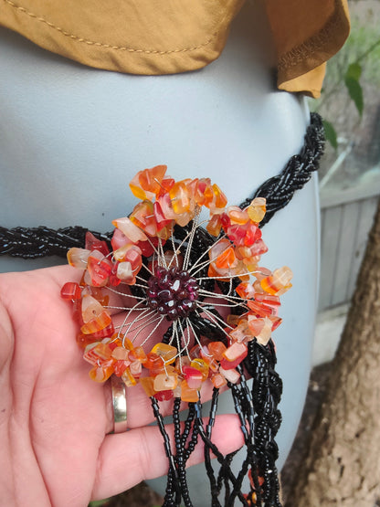 Tia beaded belt / necklace