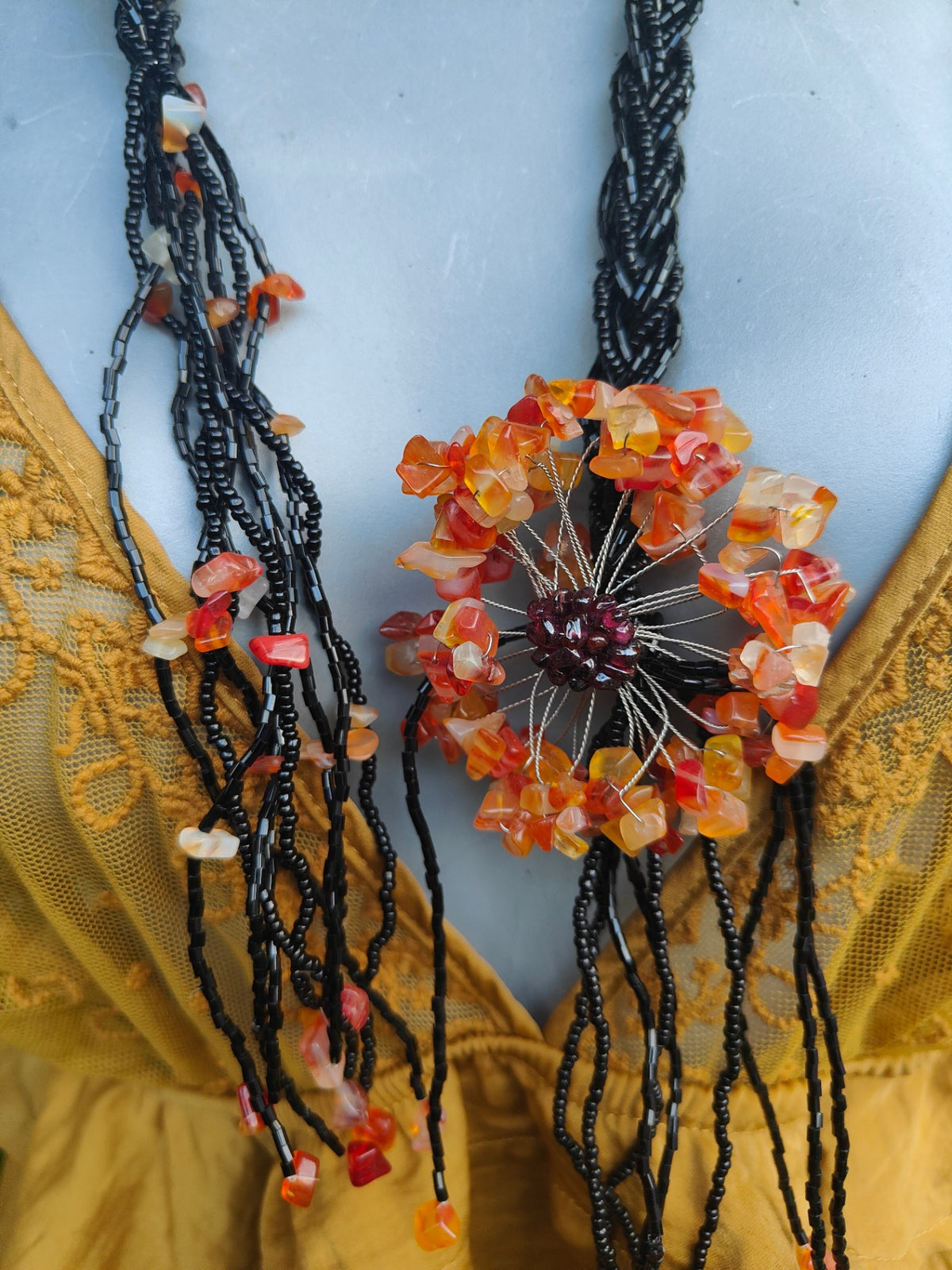 Tia beaded belt / necklace