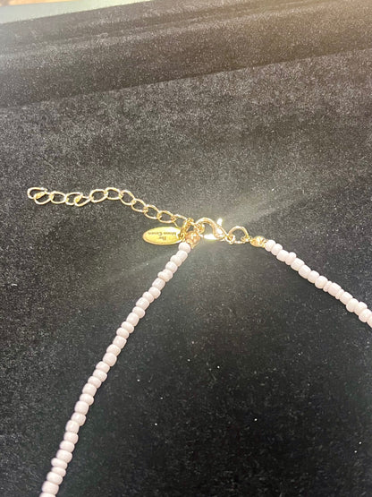 Green Aventrine Seed Bead Necklace
