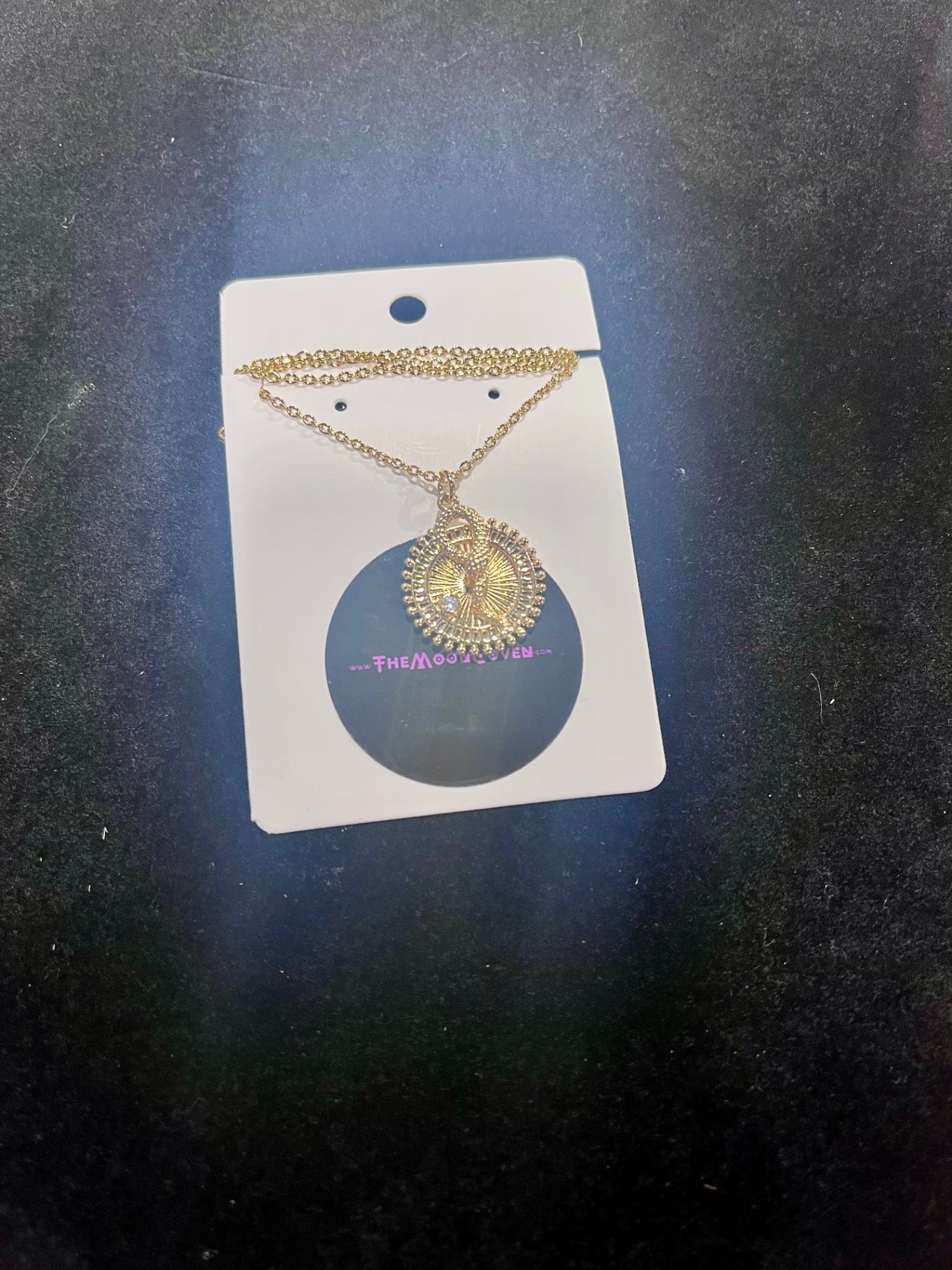 Gold Snake Charm Chain