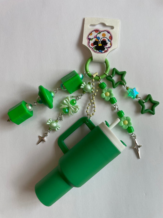 Mini Tumbler Keychain - Green