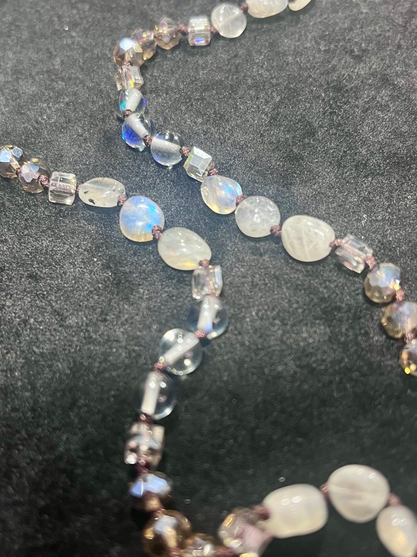Labradorite Prayer Bead Necklace