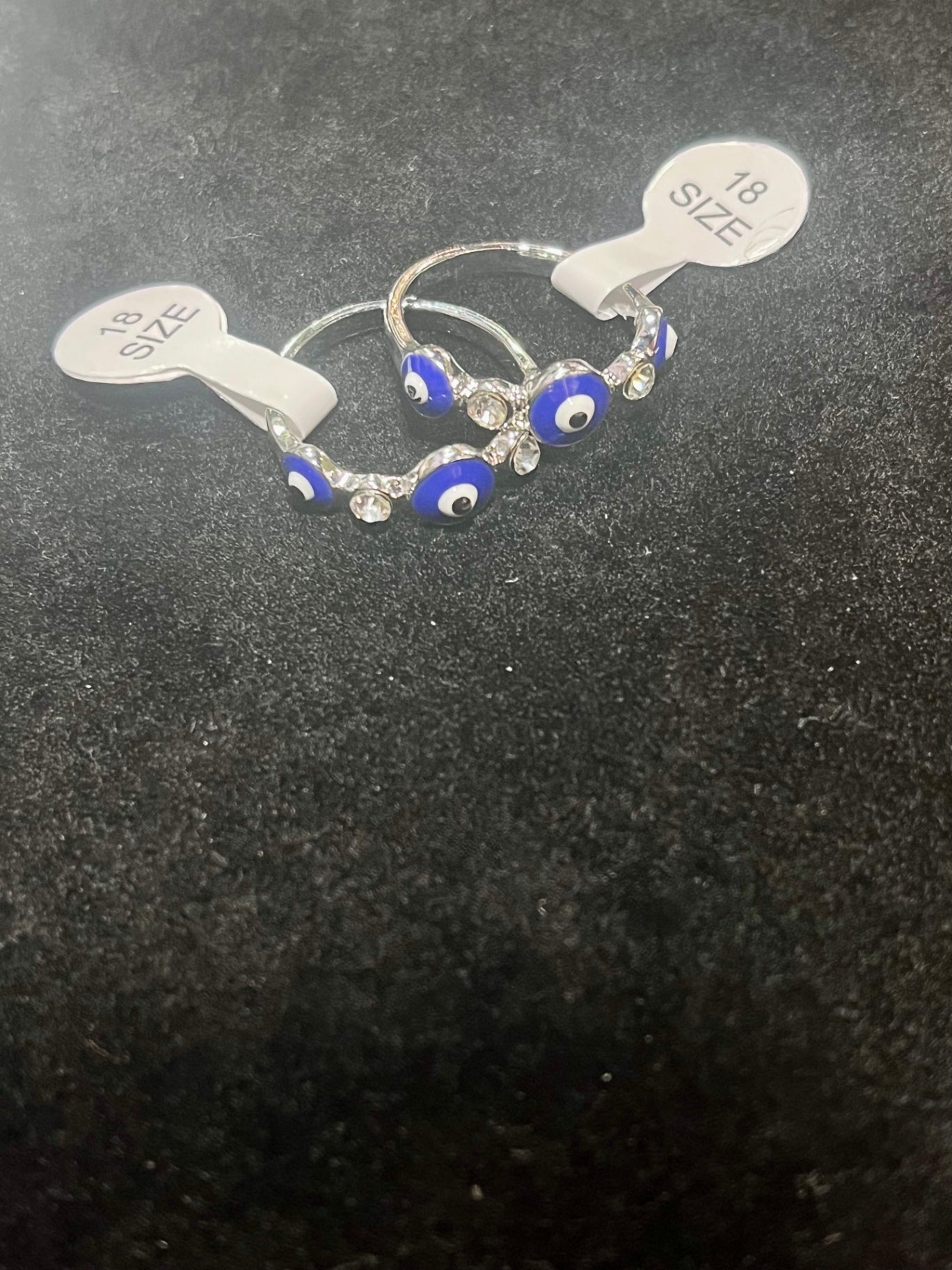 Lucky Eye Blue Silver size 16