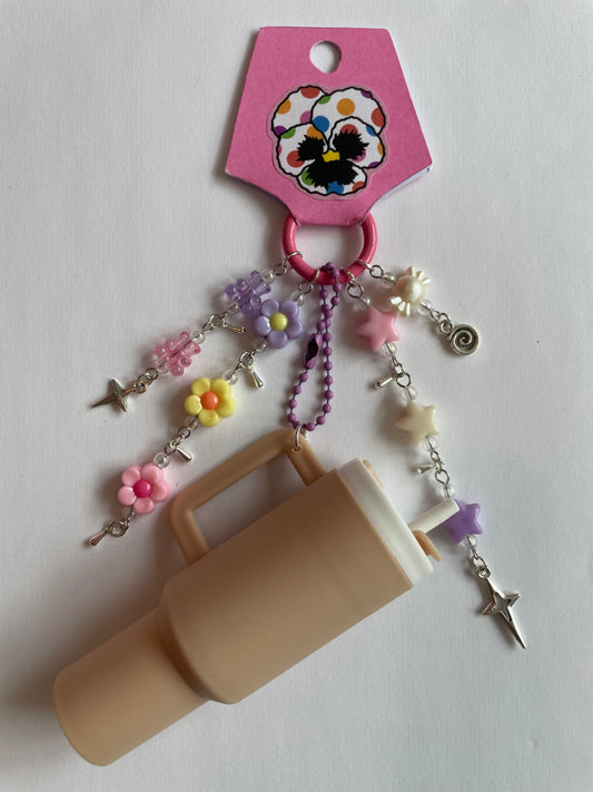 Mini Tumbler Keychain - Tan
