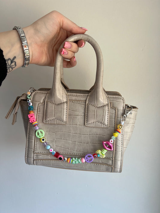 Multi-Funk bag charm - silver hooks 