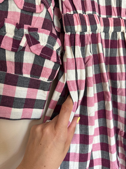 Hasthology Checked Dress