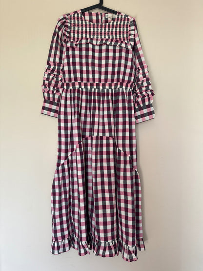 Hasthology Checked Dress