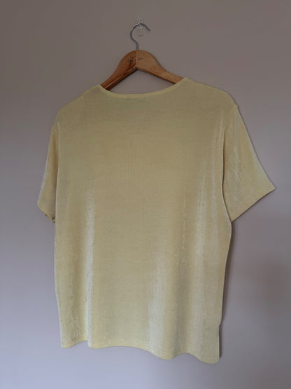 Vintage yellow top