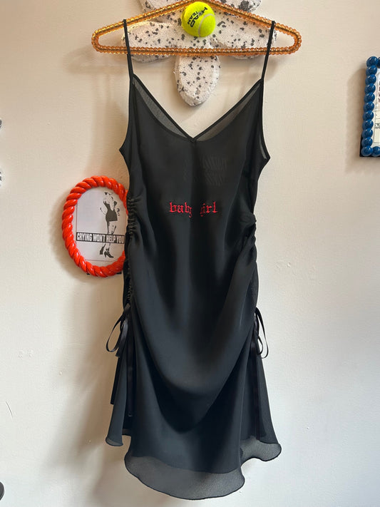 Baby girl slit dress